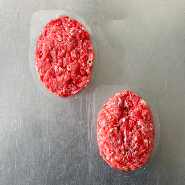 2 steaks hachés de boeuf Bazadaise (Burger patty)