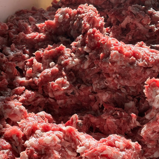 Chair à saucisses de porc plein air