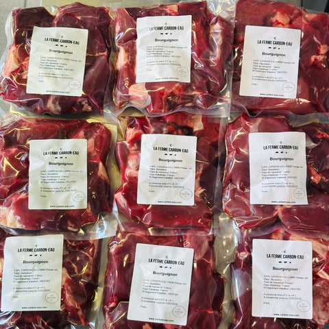 500g de bourguignon de boeuf Bazadaise