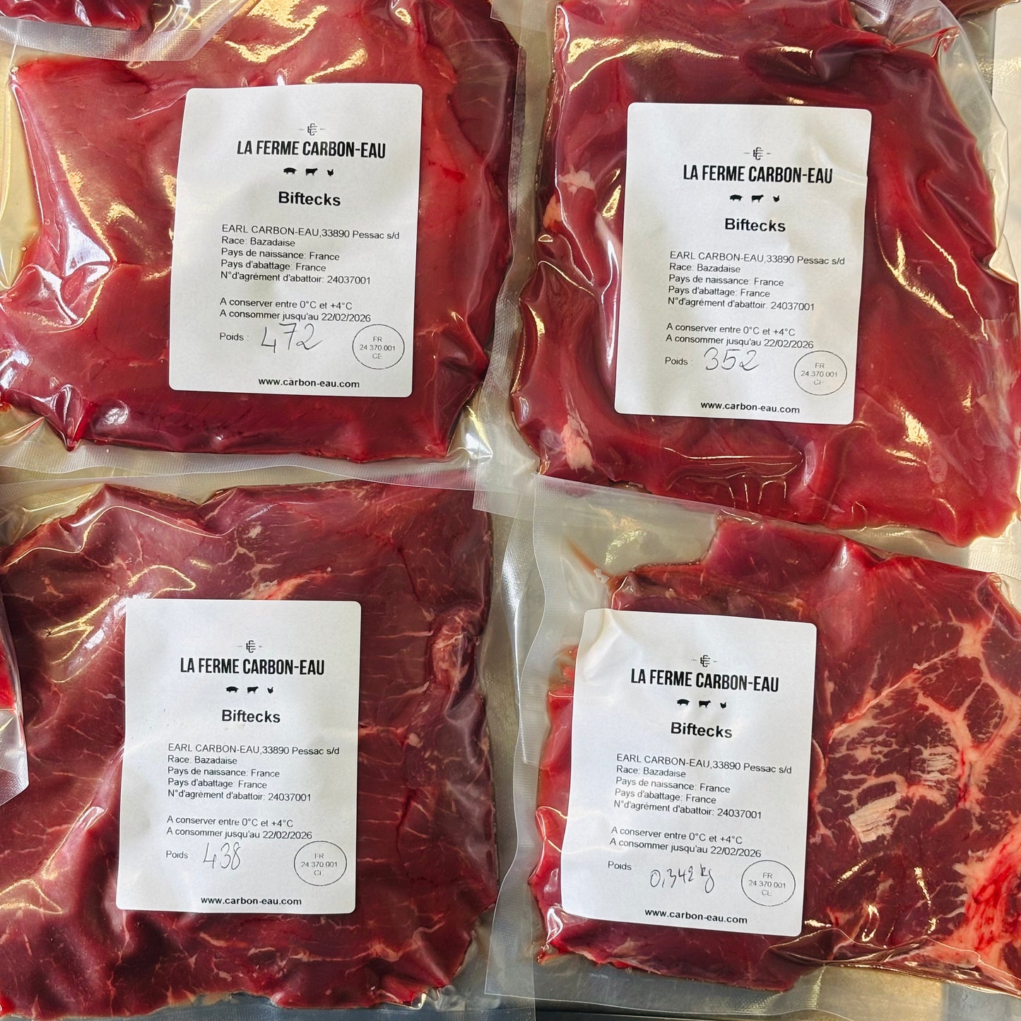 Bifteck de boeuf Bazadaise