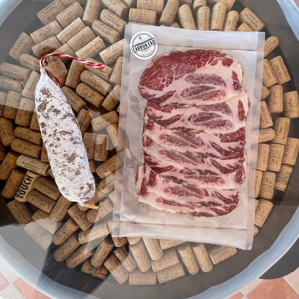 Saucisson nature de porc noir gascon plein air