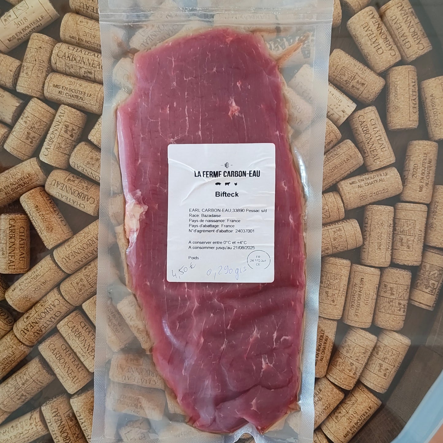Bifteck de boeuf Bazadaise