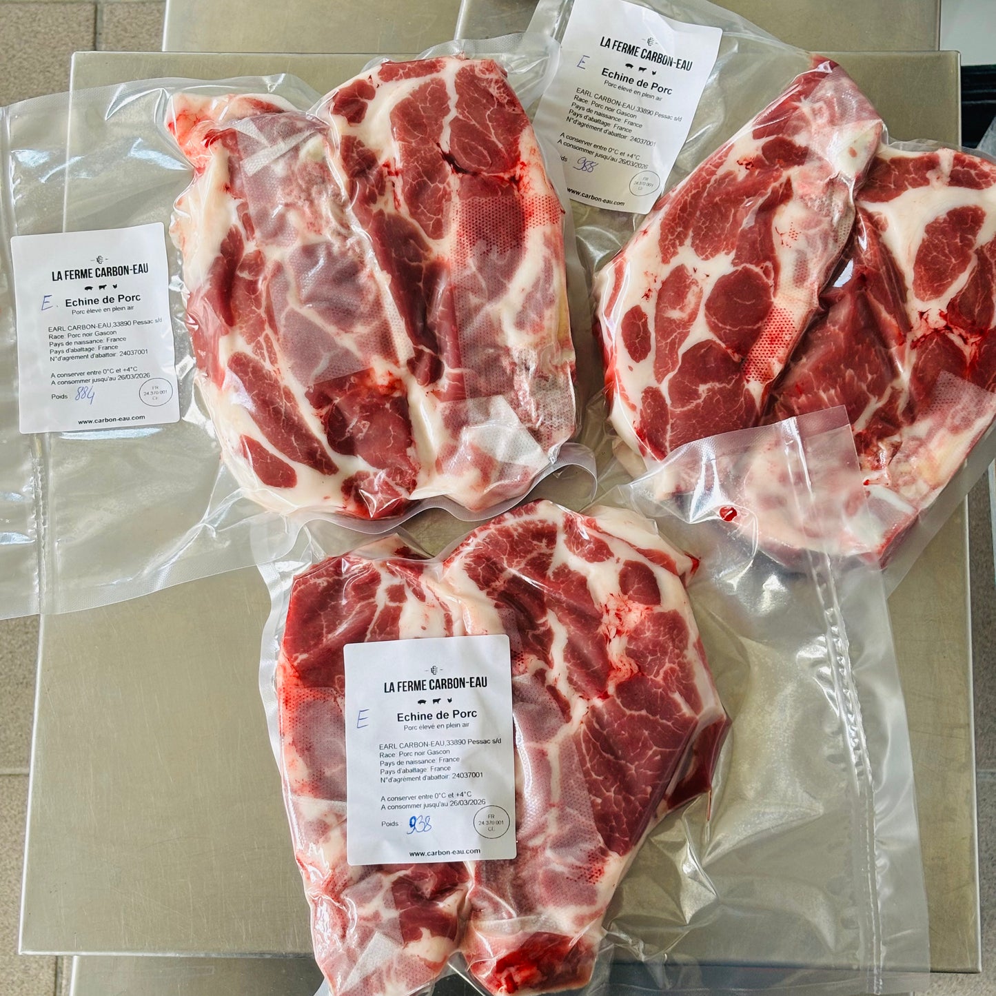 Échine de porc épaisse