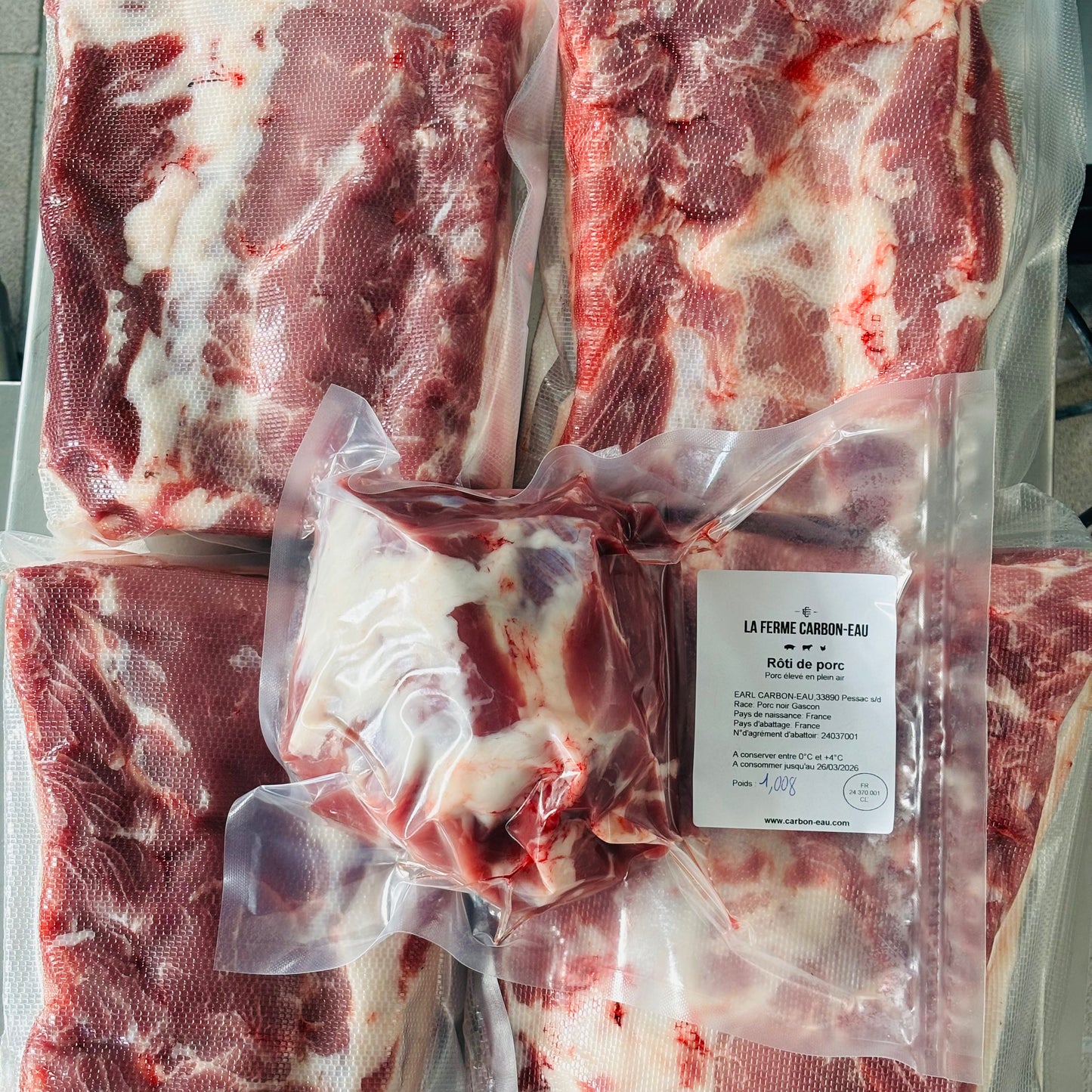 Rôti de porc plein air