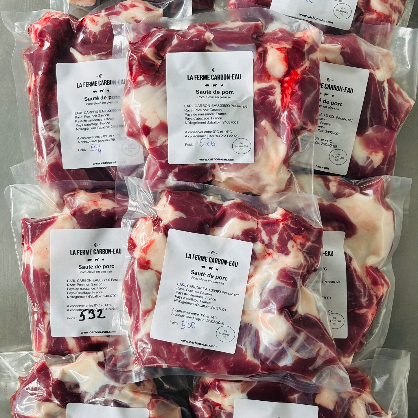 Sauté de porc plein air