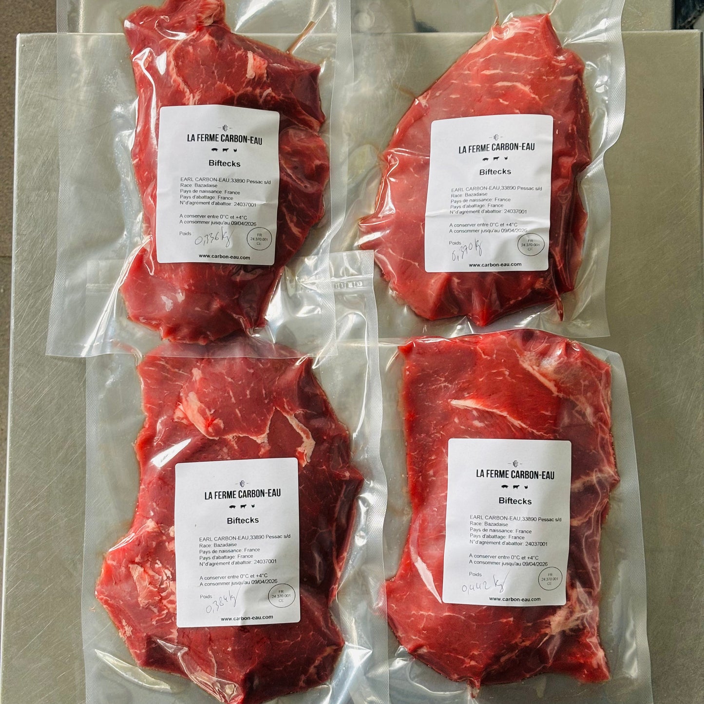 Bifteck de boeuf Bazadaise