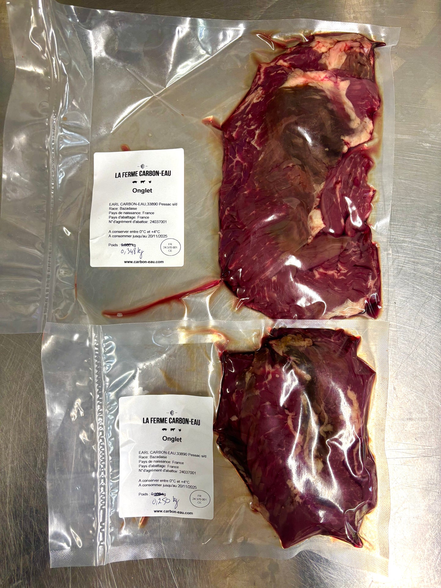 Onglet de boeuf Pie Noir (Hanger Steak)