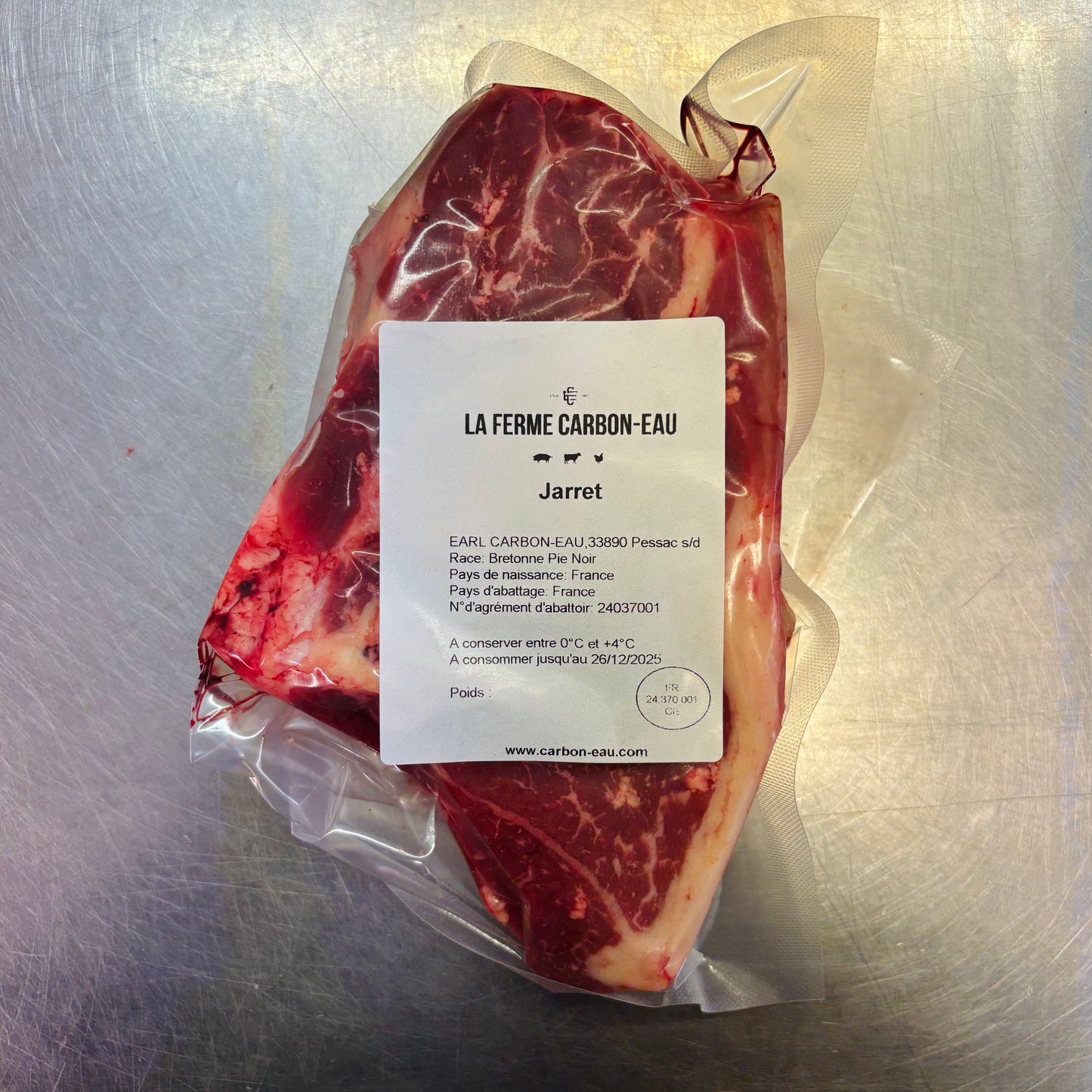 Jarret de boeuf Pie Noir (Osso buco)