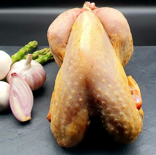 Pintade fermière pâturée (Pastured Guineafowl)